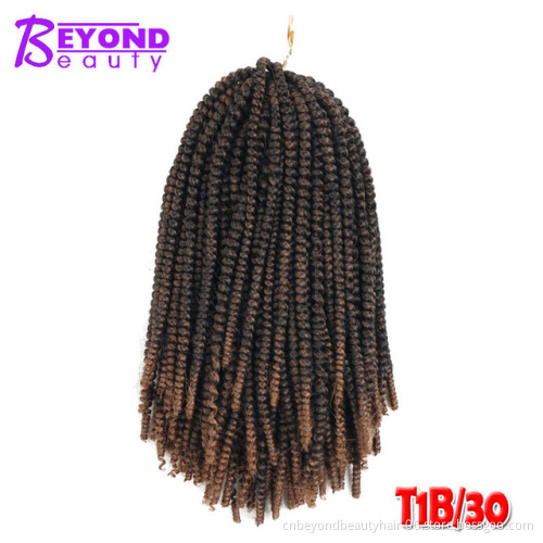 Ombre Nubian Spring Twist Hairstyles Crochet Braids Soft Synthetic Jamaican Bounce Twist Braiding Crochet Hair Extensions Bulk